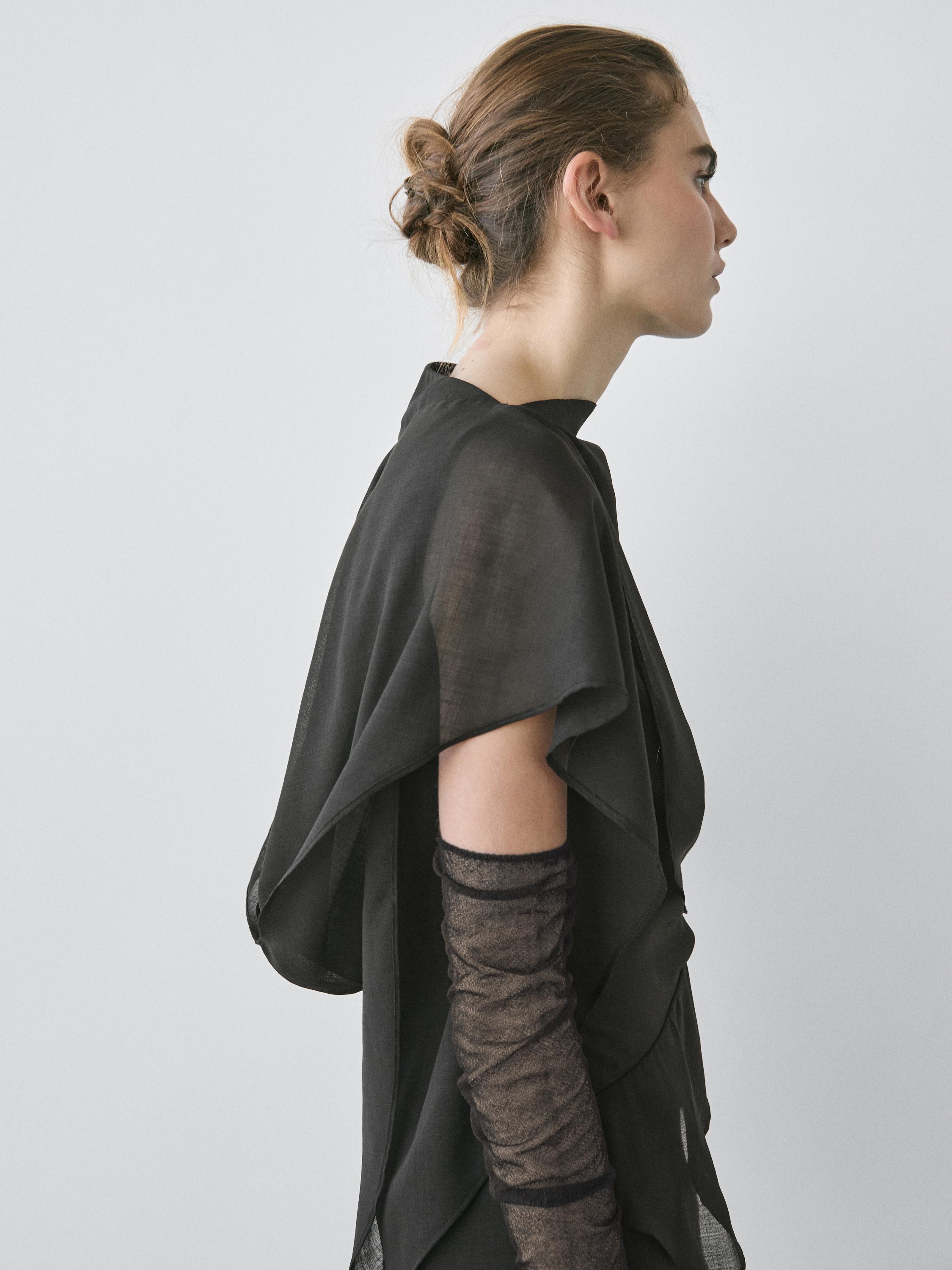 Midi dress with hood detail - STUDIO